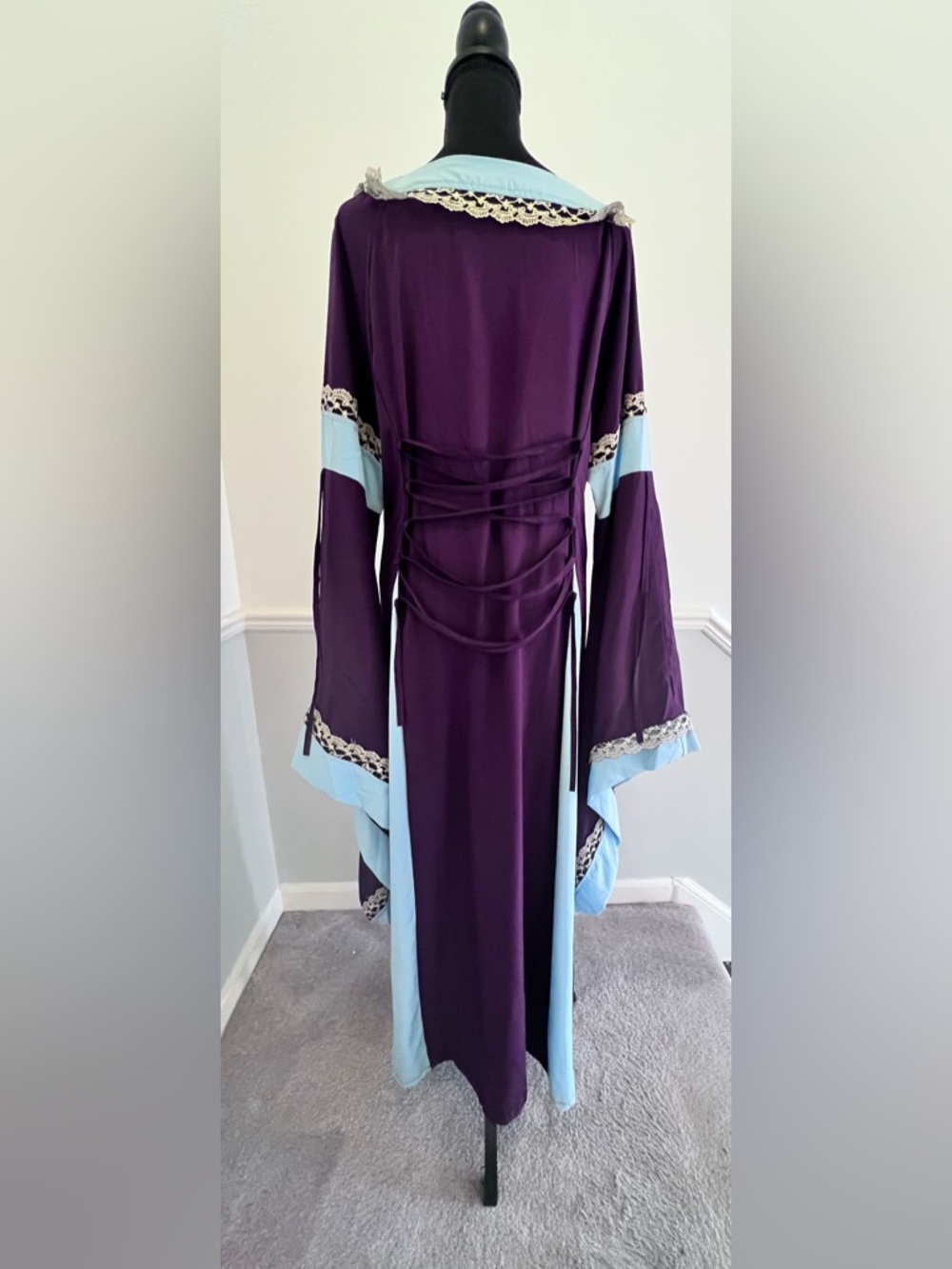 Purple & Light Blue Ren Fair Dress - Picture 3 of 8